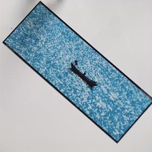 TEMU 블루 씨 크리에이티브 북마크, 고급스러운 빛과 그림자 반투명 북마크