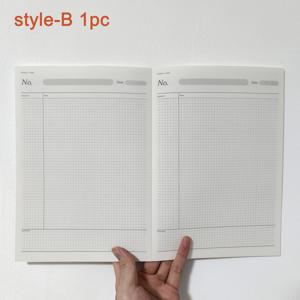 TEMU B5 두꺼운 코넬 격자 노트, 학습 노트, 업무 기록 등에 적합, 30매/60페이지, 두꺼운 종이