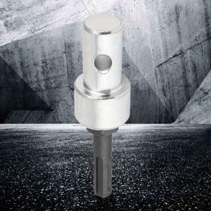 TEMU 라운드 핸들 2구멍 2슬롯 전기 드릴 어댑터, 스파이럴 드릴 어댑터