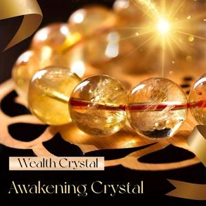 TEMU 10/12mm 천연 브라질 옐로우 , 남성용 대형 오렌지 슈퍼 7 팔찌, 여성용 아세스트렐 옐로우 타워