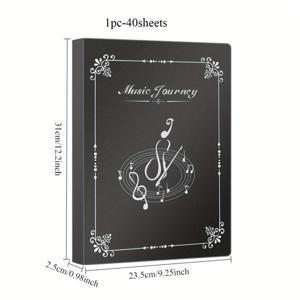 TEMU 10장/30장/40장, 악보 클립 폴더, 투명 인서트, 드럼 스탠드, 피아노 악보 클립, 정보 책자 폴더, 양면 사용, 학교 사무용품