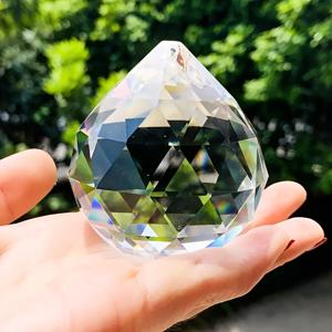 TEMU 50mm K9 볼 프리즘 선캐처 - 수제 무지개 메이커, 창문 & 벽 장식, 집 & 정원을 위한 빛 반사 아트 펜던트