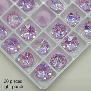 TEMU 20개 8*8*6mm 다색 모카 크래프트 유리 비즈 DIY 주얼리 만들기용 - 패셔너블 DIY 팔찌, 목걸이, 의류 액세서리, 소규모 비즈니스 공예 재료, 예술 및 공예 수제 주얼리 세트