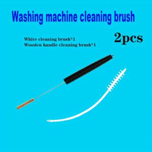 TEMU 2개 세탁기 청소 브러쉬 | 구부릴 수 있는, 내부 드럼용 딥 클리닝 브러쉬, 주방 및 욕실 틈새에 적합, 다용도 유연한 슬렌더 브러쉬, 플라스틱 재질|드럼세탁기