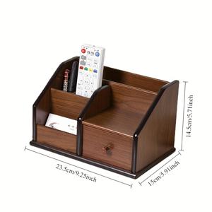 TEMU 회전식 나무 메이크업 진열장 - 360° 회전 보관함 (미용품, 향수, 추가 용품 보관), 공간 절약형 화장대 정리함 (가정, 욕실, 기숙사용) - 할로윈, 부활절, 하누카 선물로 완벽