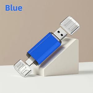 TEMU USB C 플래시 드라이브 128GB/100GB/32GB/16GB/512MB 듀얼 C타입 컬러 드라이버 C타입 2-in-1 USB 2.0 듀얼 플래시 드라이브 고속 OTG 메모리 스틱 포토 스틱 스마트폰 및 태블릿용 저장 U디스크|태블릿PC