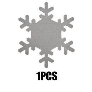 TEMU Snowwild 스노우보드 미끄럼 방지 스티커, 스노우보드 접지 발 패드 - 내구성이 뛰어난 EVA 소재로 제작, 미끄럼 방지 그립으로 미끄럼 방지 강화, 겨울 스포츠에 적합, 흰색, 겨울 장비, 눈꽃, 야외, 만화 패턴