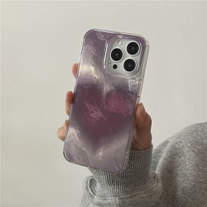 TEMU 휴대폰 케이스 - 휴대폰 케이스 - 1 드림리 뮤 로맨틱 퍼플 하트 대형 구멍 스위rl 플리츠 휴대폰 케이스, 아이폰 16/11/13/ 플러스/15 프로/15 프로 맥스/12/14 프로 맥스/Xs/Xr/11 프로 맥스/12 프로/12 프로 맥스/13 프로/13 프로 맥스/14 프로/14 플러스/7/8 플러스에 적합 - Hl Lar