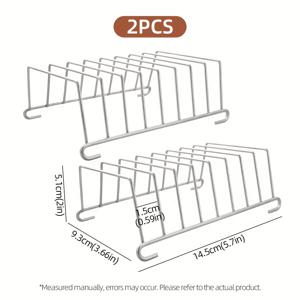 TEMU 2개 스테인리스 스틸 에어프라이어 토스트 랙, 스테인리스 스틸 에어프라이어 스탠드 액세서리 | 토스트, 팬케이크, 빵 베이킹, 냉각 및 디스플레이 랙 | 식기세척기 사용 가능, 내구성 있는 녹 방지 | 한 번에 여러 조각의 빵을 토스트할 수 있습니다 | 적합