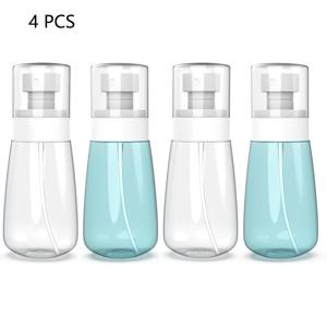 TEMU 4개 미니 리필 가능 스프레이 병 여행용 2oz/60ml 미세 분사 누수 방지 화장품 용기 - PVC 프리 TSA 승인 토너, 페이셜 & 헤어 미스트, 스킨케어용 - 여행용 미니 리필 가능 스프레이 병, 훌륭한 선물 (플라스틱)