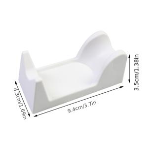 TEMU 네일 폴리셔 핸들, 화이트 브라켓, 폴리싱 펜 베이스, 미끄럼 방지, 심플하고 실용적인, 브라켓 액세서리, 배치 도구