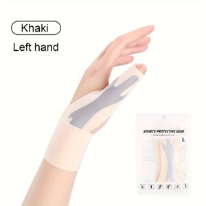 TEMU 조절 가능한 엄지 안정기 | 통기성 나일론-스판덱스 슬리브 | 압박 없는 편안한 착용감 | 타이핑/리프팅/손목 안정성용 | 흔들림 방지 지지대 | 남녀공용 손가락 관절 보호대|스포츠