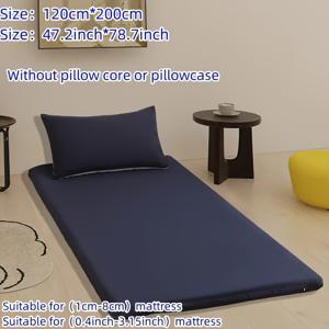 TEMU 1개 L자형 양면 지퍼형 매트리스 보호커버, 1-8cm 침대 두께 적합, 세탁기 사용 가능, 풀 커버리지, 싱글/더블/킹/퀸 침대 호환, 패딩 없음 & 쉬운 설치 (다양한 색상 옵션)