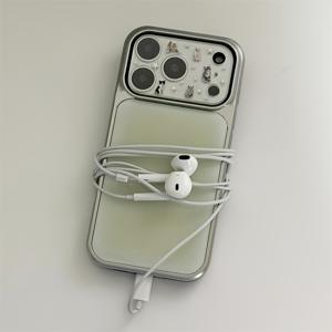 TEMU 귀여운 그라데이션 에폭시 폰 케이스 - 아이폰 17 프로맥스, 17 프로, 17, 16, 15, 14, 13 프로 맥스 호환 럭셔리 보호 소프트 커버 케이스 선물|폰케이스|아이폰케이스|케이스