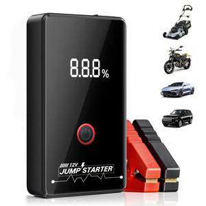 TEMU 휴대용 차량 긴급 스타터 - 스타터 박스, 12V 배터리 팩, 5.0L 이하 가솔린 엔진 및 3.0L 이하 디젤 엔진 호환, 스타터 케이블, LCD 디스플레이 및 LED 조명, 보조배터리 - 발렌타인데이, 크리스마스 남성 선물용|보조배터리|보조배터리20000