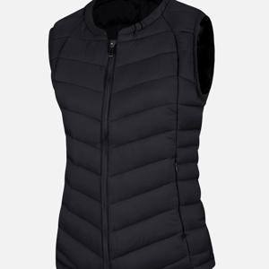 TEMU 여성 겨울 아웃도어 레이어드 경량 패딩 조끼 페더리피치(W6WV10)