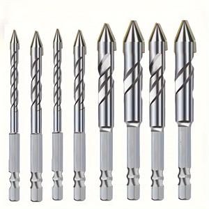 TEMU 타일, 콘크리트, 유리, 목재 및 금속의 구멍을 뚫는 데 적합한 새로운 유형의 건식 드릴 비트