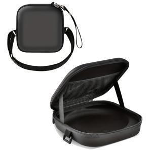 TEMU 휴대용 CD 플레이어 케이스 (휴대용) - 지퍼 잠금 방식의 튼튼한 EVA 보관함, CD/DVD/USB 장치, 이어폰 및 케이블 정리함 호환