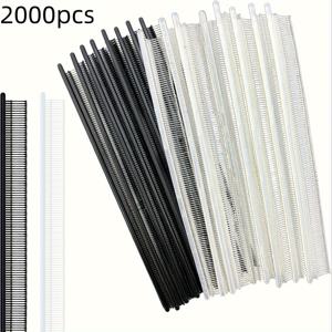 TEMU 모든 미니어처 핀 태그 건에 사용 가능한 2000개의 의류 라벨 바브 부착물, 1000개의 검정색과 1000개의 흰색 패스너 포함 (표준 태그 건에는 맞지 않음) 태그 고정 핀만 건에 포함되지 않음