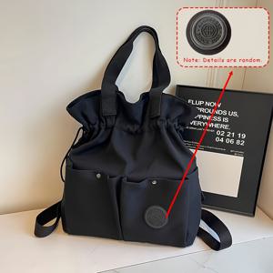 TEMU 새로운 패션 캐주얼 여성용 백팩, 대용량 심플 출근가방, 고급스러운 멀티펑셔널 백팩|가방|보부상가방