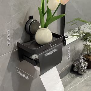 TEMU Musurjoy 벽걸이형 화장지 홀더 1개, 공간 알루미늄, 비드릴링 흡착컵, 설치 간편, 매끄러운 표면, 직사각형, 욕실 액세서리, 부활절 선물 아이디어, 재미있는 코끼리와 양 패턴, (오래된 에디션), 필수품 없음, 조절 가능한 비율, 세련된 벽 장식, 벽걸이형 화장지 홀더|변기부속품|화장지