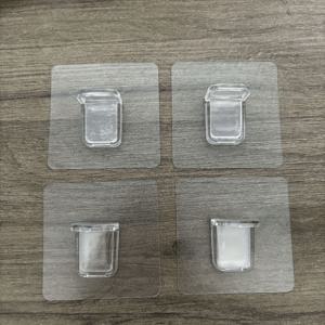 TEMU 8개 세트 무드릴 조절형 벽걸이 옷장 선반 분리대 - 옷장, 방용 확장형 수납 선반 (접착 패드 & 후크 포함), 설치 간편, 공간절약 플라스틱 선반 유닛