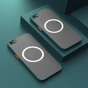 TEMU 폰 케이스: 아이폰 Air 17 Pro 17 Pro Max 16e 7/8/SE2/SE3 7 Plus/8 Plus X/XS XR XS Max 호환 럭셔리 매트 마그네틱 무선 충전 케이스, 풀 커버리지 충격 방지 아머 범퍼 투명 하드 PC 커버