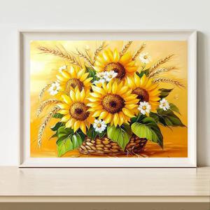 TEMU 1개 대형 사이즈 40*50cm/15.7*19.7인치, 5D 풀 라운드 드릴 풀 도구 세트, 꽃 무늬, 침실 거실 장식 페인팅 키트, 장식 공예 벽 예술, 성인 초보자용 풀 라운드 드릴 말 예술 공예, 홈 벽 장식 선물 액자 미포함, 휴일 선물