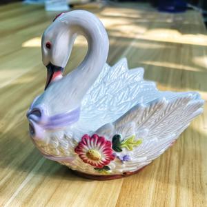 TEMU 생생한 색상의 백조 비누 받침, 1개, 실물과 매우 비슷하며 섬세함