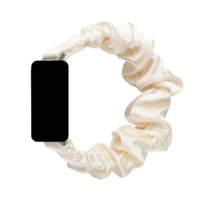 TEMU 우아하고 세련된 날카로운 엣지의 단색 광택 헤어 타이 창의적인 손목 밴드. 38mm, 40mm, 41mm, 42mm, 44mm 및 45mm 애플워치 밴드와 호환됩니다. 이 통기성과 가벼운 스트랩은 아이워치 시리즈 10, 9, 8, 7, 6에 적합합니다.