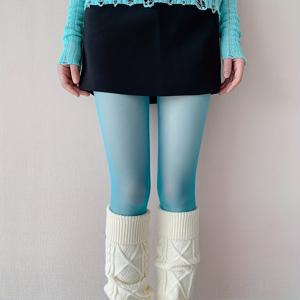 TEMU 1쌍 여성용 시스루 얇은 불투명 0D 섬유 스타킹 - 안티스냅 무료 팬티스타킹, 단색 여름용 타이츠, 파티, 이벤트, 일상복 및 레이어링용 손세탁 가능