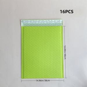 TEMU 그린 버블 메일러, 다양한 사이즈, 배송용 봉투, 선물 포장 봉투, 밀봉 가능, 모든 용도에 적합