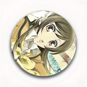 TEMU 남녀 모두에게 적합한 2025년 신상 라운드 버튼, 의류, 모자, 백팩에 적합 - 친구, 동기 및 동료를 위한 동물 액세서리 - 어떠한 상황에도 재미있는 선물, 패션 핀, 만화, 1개, 재미