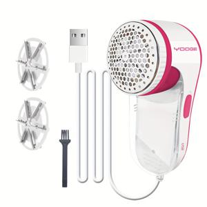TEMU 업그레이드된 6날 헤드, USB 전원 공급 볼 트리머, 예비 블레이드 2개 포함, 옷, 바지, 양말, 속옷, 침구, 소파, 담요, 스웨터용 전기 린트 제거기 - 집과 세탁실 사용을 위한 강력한 고속 청소 도구, 남녀 모두에게 적합한 휴대용 디자인, 크리스마스 및 할로윈 필수품, 옷 린트 롤러, 옷 린트 롤러, 세탁기 방지, 천, 옷, 롤러