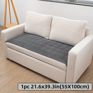 TEMU 3인용 펫 소파 커버 - 기계 세탁 가능한 코듀로이 퀼트 강아지 보호 매트, 미끄럼 방지 원피스 디자인, 가구 보호 및 쉬운 청소, 클래식 스타일, 포근한 질감, 내구성 있는 퀼팅, 튼튼한 스티칭, 바쁜 가정용|쇼파커버|3인용쇼파|소파패드