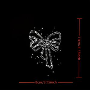 TEMU 블링 핫픽스 라인스톤 모티프 아이언온 어플리케 패치