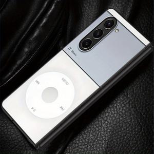 TEMU 삼성 갤럭시 Z Fold 7 6 5 4 3 Fold5 Fold7 Fold4 Fold6 Fold3 백 커버 음악 기계 사진 케이스