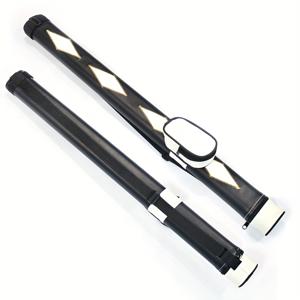 TEMU 신상 2홀 당구 큐 백 1/2 블랙 & 화이트 디자인 스누커 큐 휴대용 케이스, 크리스마스 선물 추천, 추수감사절 완벽한 선물