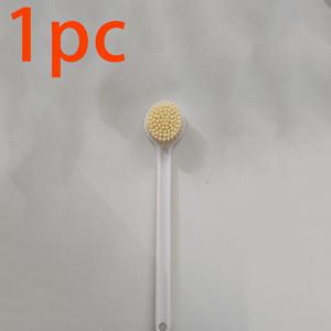 TEMU 1개 헤비듀티 롱 핸들 샤워 & 목욕 브러시 - 미끄럼 방지 그립, 성인용 헤비듀티 목욕/샤워 보조기구, 인체공학적 샤워 브러시, 머리 감기, 욕조 및 샤워용, 내구성 있는 목욕용품 (1개)