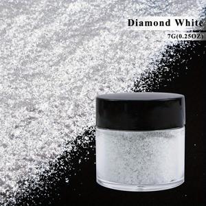 TEMU 반짝이는 흰색 글리터 플레이크 1병, 레진 텀블러 및 슬라임에 이상적, 생생한 반짝임으로 레진 아트를 향상, 파티 장식에 완벽.|슬라임