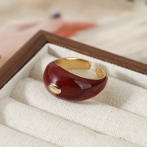 TEMU 1개, 유럽 및 미국 패션 - 구리 재질, 정교하고 반짝이는 기하학적 디자인, 남녀공용 조절 가능한 오픈 링. 파티, 졸업 파티, 크리스마스, 추수감사절, 일상복, 결혼식 및 약혼식, 그리고 선물용으로 적합