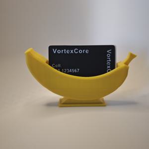 TEMU 귀여운 노란 바나나 모양 명함 홀더, 데스크탑 카드 보관 및 디스플레이 스탠드, 오피스 데스크 장식 소품, 독특한 아이디어