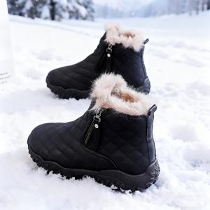 TEMU 여성용 겨울 스노우 부츠 - 미끄럼 방지 TPU 밑창이 있는 보온 차가운 날씨 부츠, / 브라운 - 얼음, 눈, 바람에 적합한 미끄럼 방지 접지력 - 일상 및 공식 행사용 올-터레인 겨울 부츠 - 간편한 세척 디자인, 여성 스노우 부츠|여성운동화