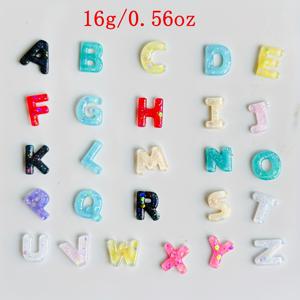 TEMU 16g (약 350개) 새로운 레진 카툰 26자 혼합 스타일 매력적이고 달콤한 다기능 별하늘 네일 아트 라인스톤 공예 액세서리 DIY 네일 글리터 장식 의류 캐리어 주얼리 액세서리