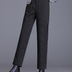 TEMU 세련되고 따뜻한 두꺼운 레그 팬츠, 중년 엄마를 위한 신상 겨울 컬렉션 2025 야외복