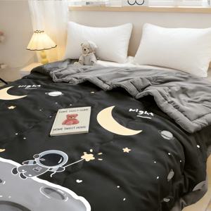 TEMU YYT 다기능 다용도 귀여운 사계절 이불 커버 부드럽고 편안한 침실 객실용 양면 담요 - 체온 흡수, 손세탁 가능 통기성 좋은 침구