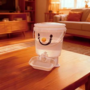 TEMU 애완동물 자동 물 디스펜서 | 1.32-2.64 갤런 용량, 배터리 또는 플러그 불필요, 간편한 세척 및 방습 기능, 실내 및 실외 사용에 적합, 도파민 스타일 디자인