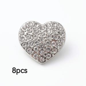 TEMU 8개 럭셔리 라인스톤 러브 하트 모조 진주 메탈 버튼, 15mm/20mm 봉제 장식 공예용, 결혼식 파티 스크랩북 얇은 장식에 사용 가능, 셔츠, 드레스, 데님 재킷, 스웨터, 윈드브레이커에 적합|데님원피스