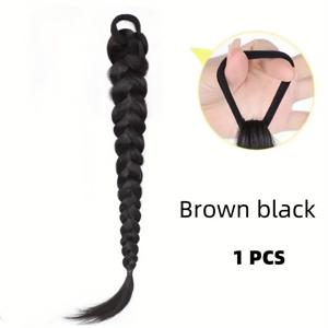 TEMU 20인치 우아한 볼륨 브레드 헤어 익스텐션 - 여성용 고온 단백질 필라멘트, 일상 스타일, 일상, 여행에 완벽 | 어머니의 날 선물, 일상 헤어 익스텐션에 이상적 | 볼륨 브레드 스타일 | 고품질 단백질 필라멘트, 헤어 액세서리