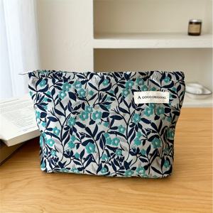 TEMU 빈티지 틈새 복숭아꽃 메이크업 가방, 여성 여행 필수품, 제품 보관 가방, 메이크업 가방, 여행용 보관 가방, 생리대 보관 가방, 메이크업 브러쉬 보관 파우치, 네일 폴리쉬 보관 가방, 지퍼형 메이크업 가방